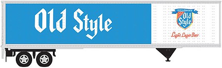 Atlas Model Railroad 20006314 HO Scale 45' Pines Trailer - Assembled -- Old Style (blue, white, red)
