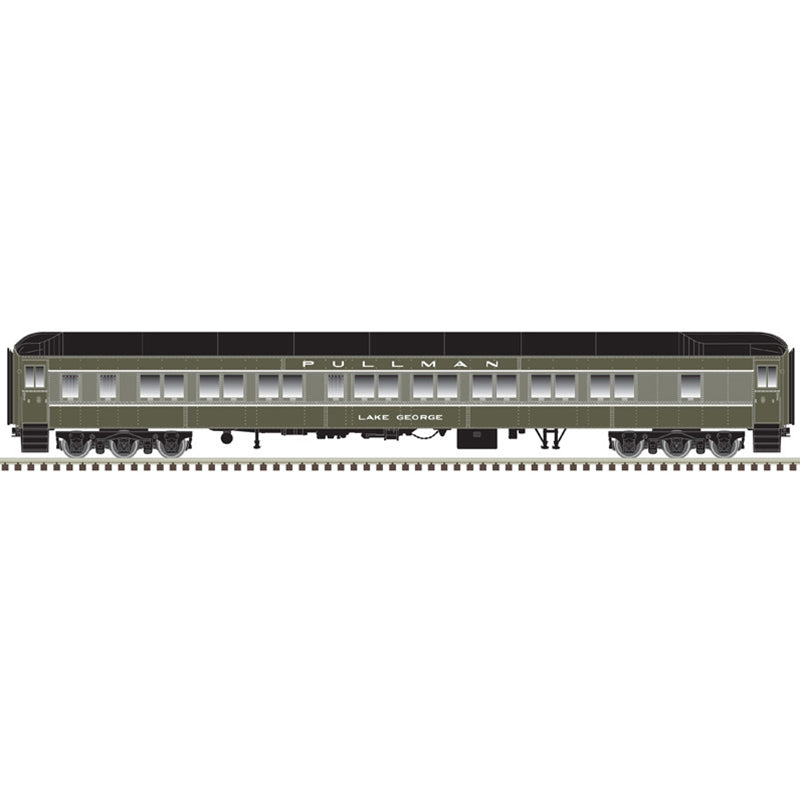 Atlas Model Railroad 20006417 HO Scale Pullman 10-1-2 Sleeper - Ready to Run - Master(R) -- Pullman 'Lake Caroline' (Two-Tone gray)