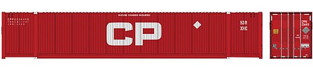 Atlas Model Railroad 20006675 HO Scale CIMC 53' Corrugated Container 3-Pack - Assembled - Master(R) -- Canadian Pacific Set 1 234415, 234423, 234448 (red, white)