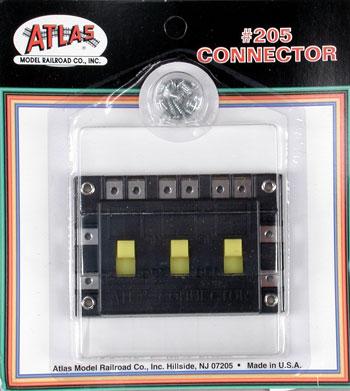 Atlas Model Railroad 205 All Scale Electrical Connector -- 3 SPST On/Off Switches in Parellel