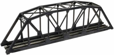 Atlas Model Railroad 2070 N Scale Through Truss Bridge Kit w/Code 55 Rail -- Black