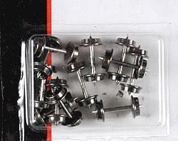 Atlas Model Railroad 22133 N Scale 33" Blackened Metal Wheels -- 33" for Micro-Trains Sideframes pkg(12)