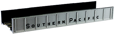 Atlas Model Railroad 2560 N Scale Decorated Code 80 Plate-Girder Bridge -- Southern Pacific (silver, black)