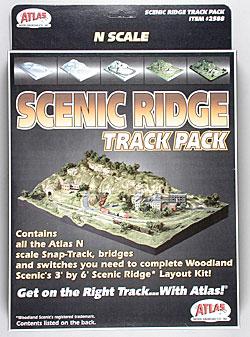 Atlas Model Railroad 2588 N Scale Scenic Ridge Track Pack -- For Woodland Scenics Scenic Ridge Layout