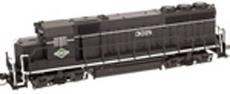 Atlas Model Railroad 40002763 N Scale EMD GP40 No Dynamic Brakes - Standard DC - Master(R) Silver -- Undecorated