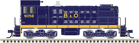 Atlas Model Railroad 40002895 N Scale Alco S2 - Standard DC - Master(R) -- Baltimore & Ohio #9044 (blue, yellow, Sans Serif B&O)