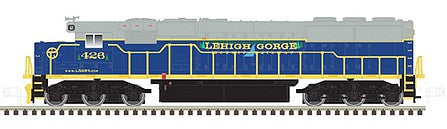 Atlas Model Railroad 40003944 N Scale EMD SD60 - Standard DC - Master Silver -- Lehigh Gorge 5014 (blue, gray, yellow)