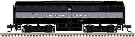 Atlas Model Railroad 40004556 N Scale Alco FB1 - Standard DC - Master(TM) Silver -- New York Central 3324 (Lightning Stripe, black, gray)