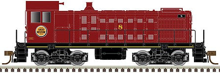 Atlas Model Railroad 40004673 N Scale Alco S2 - Standard DC - Master Silver(R) -- Chicago Great Western 8 (maroon, black)