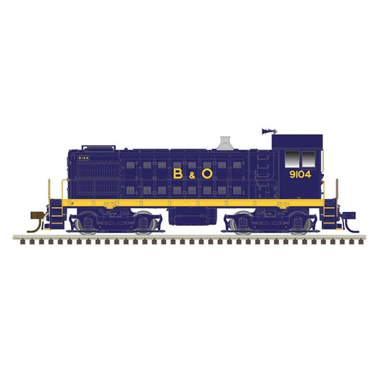 Atlas Model Railroad 40005013 N Scale Alco S4 - LokSound and DCC - Master(R) Gold -- Baltimore & Ohio 9107 (blue, yellow)