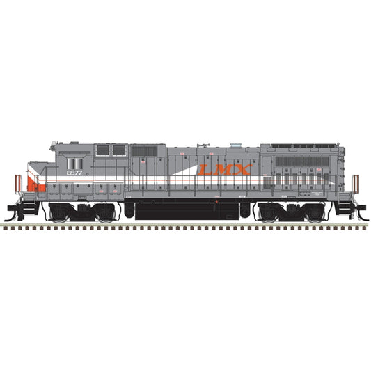 Atlas Model Railroad 40005165 N Scale GE Dash 8-40B - LokSound and DCC - Master(R) Gold -- LMX 8520 (gray, red)