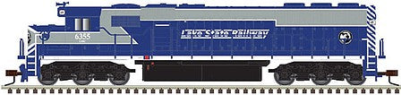 Atlas Model Railroad 40005196 N Scale EMD SD50 with Ditch Lights - Standard DC - Master Silver(TM) -- Lake State Railway 6355 (blue, gray, white)