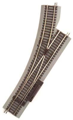 Atlas Model Railroad 480 HO Scale True-Track(R) Code 83 Track & Roadbed System -- Remote Snap-Switch - Left Hand