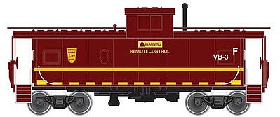Atlas Model Railroad 50004141 N Scale Standard-Cupola Caboose - Ready to Run - Master(R) -- Montreal, Maine & Atlantic VB-3 (maroon, yellow)