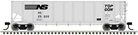 Atlas Model Railroad 50004918 N Scale Pullman-Standard 2750 3-Bay Hopper - Ready to Run - Master(R) -- Louisville & Nashville 188178 (Boxcar Red, white)