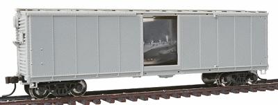 Atlas Model Railroad 64002 HO Scale USRA Steel Rebuilt Boxcar - Ready to Run - Master(R) -- Undecorated (5-5-5 End & Straight Underframe)