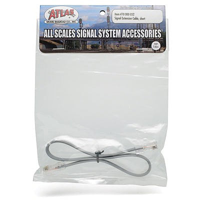 Atlas Model Railroad 70000052 All Scale Signal Extension Cable - All Scales Signal System -- Short - 12" 30.5cm