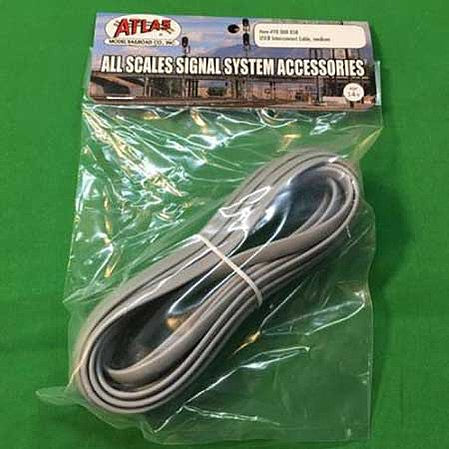 Atlas Model Railroad 70000059 All Scale SCB Interconnect Cable - All Scales Signal System -- Long 25' 7.6m