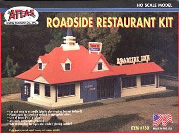 Atlas Model Railroad 760 HO Scale Roadside Restaurant Plastic Kit -- 5-5/8 x 8-3/4" 14.3 x 21.9cm