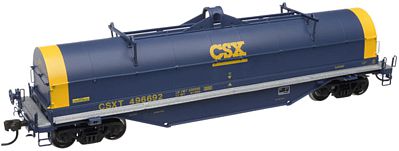 Atlas O 3001702 O Scale 42' Coil Steel Car w/Fishbelly Side Sill - 3-Rail - Ready to Run - Master(R) -- CSX (blue)