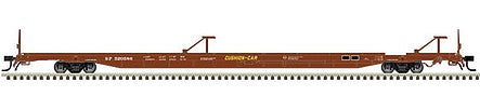 Atlas O 3005212 O Scale ACF 89'4" Intermodal Flatcar - 3-Rail - Ready to Run - Master(R) -- Southern Pacific (Boxcar Red, yellow, white)