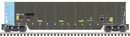 Atlas O 3005608 O Scale Coalveyor Bathtub Coal Gondola - 3-Rail Ready to Run - Master(R) -- Albert Brothers 59 (black, blue, white Conspicuity Marks)