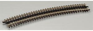 Atlas O 6011 O Scale 21st Century Track System(TM) Nickel Silver Rail w/Brown Ties - 3-Rail -- O-81 Full Curved Section (16 pcs./Circle)