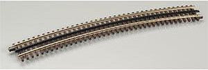Atlas O 6013 O Scale 21st Century Track System(TM) Nickel Silver Rail w/Brown Ties - 3-Rail -- O-90 Full Curved Section (Circle = 16 Pieces)