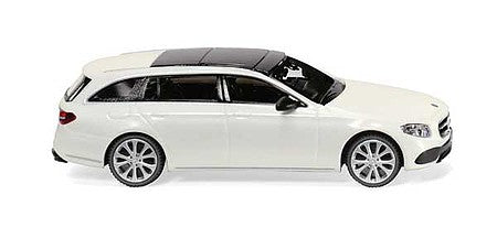 Wiking 22713 HO Scale Mercedes-Benz E-Class S213 Station Wagon - Assembled -- Pearlescent White