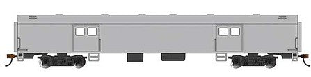 Bachmann 14405 HO Scale 72' Smooth-Side Baggage - Ready to Run -- Painted, Unlettered (aluminum)