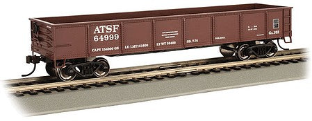 Bachmann 17217 HO Scale 40' Gondola - Ready to Run - Silver Series(R) -- Santa Fe 64999 (Boxcar Red)