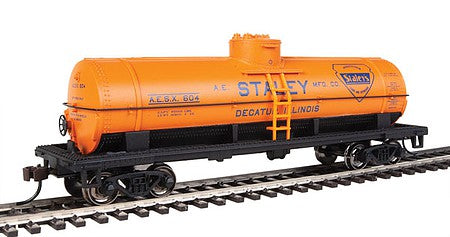Bachmann 17805 HO Scale 40' Single-Dome Tank Car - Ready to Run - Silver Series(R) -- Staley Manufacturing Co. #604