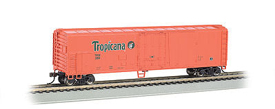 Bachmann 17946 HO Scale 50' Steel Mechanical Reefer - Ready to Run - Silver Series(R) -- Tropicana TPIX #250 (orange)
