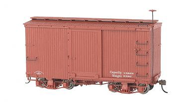 Bachmann 26501 On30 Scale 18' Wood Boxcar - Spectrum(R) -- Data Only (Oxide Red) pkg(2)