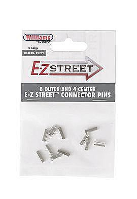 Bachmann 269 O Scale E-Z Street Track for Operating Vehicles & Trolleys -- Replacement Pins pkg(8 Outer & 4 Inner)