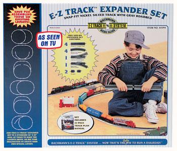 Bachmann 44594 HO Scale Expander Set - E-Z Track(R) -- Nickel-Silver Rail & Gray Roadbed