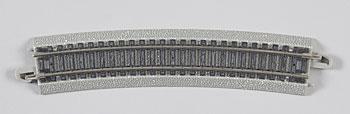 Bachmann 44884 N Scale Bulk E-Z Track(R) w/Nickel Silver Rail -- 19" Radius Curved pkg(50)