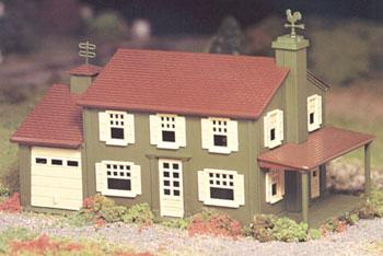 Bachmann 45622 O Scale Plasticville U.S.A.(R) Classic Kits -- Two-Story House