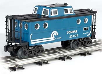 Bachmann 47708 O Scale N5C Porthole Caboose - 3-Rail - Ready to Run - Williams(TM) -- Conrail (blue)