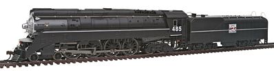 Bachmann 50206 HO Scale Class GS64 4-8-4 w/DCC -- Western Pacific #485 (black)