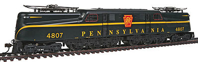Bachmann 65351 N Scale GG1 Electric w/Sound & DCC -- Pennsylvania Railroad #4807 (Brunswick Green, yellow, Single Stripe)