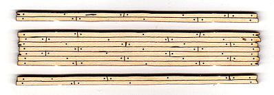 Blair Line 120 HO Scale Rough-Cut 2-Lane Wood Grade Crossing - Kit -- 3-9/16" 9cm Long pkg(2)