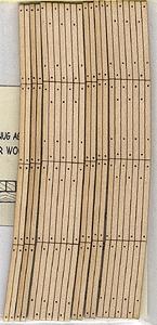 Blair Line 126 HO Scale Laser-Cut Curved 2-Lane Wood Grade Crossing pkg(2) -- 18" 45.7cm Radius