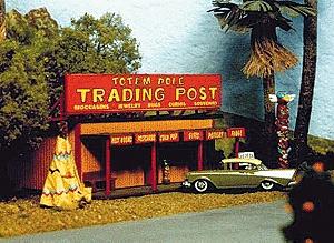 Blair Line 170 HO Scale Roadside Tourist Trap (Four Optional Signs) -- 5 x 3-1/4" 12.5 x 8.1cm