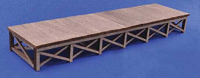 Blair Line 1743 HO Scale Laser-Cut Wood Kit -- Loading Ramp pkg(3) Each: 5-3/4 x 1-1/2" 14.6 x 3.8cm