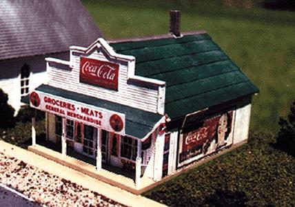 Blair Line 180 HO Scale Blairstown General Store -- Kit - 3-3/4 x 5-1/4" 9.3 x 13.1cm