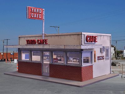 Blair Line 2006 HO Scale Yard Cafe -- Kit - 4-3/4 x 3-1/4" 12.1 x 8.3cm