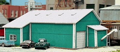 Blair Line 2007 HO Scale Farmer's Fertilizer Bulk Plant -- Kit - 7-3/8 x 7-5/16" 18.8 x 18.5cm
