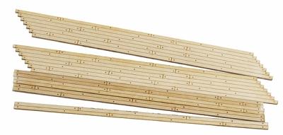 Blair Line 32 N Scale Wood Grade Crossing pkg(2) -- Left Angled