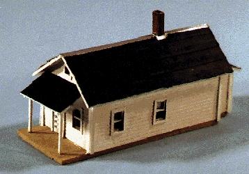 Blair Line 379 Z Scale Laser-Cut Shotgun House -- 3/4 x 2-1/8 1.8 x 5.3cm